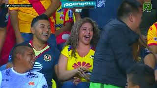 Gol de N Castillo  Morelia 2  1 América  LIGA Bancomer MX  Clausura 2019  Jornada 9 [upl. by Uta]