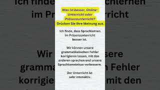 Thema Sprachlernen b1prufung  mündlicheprüfung  alltagsdeutsch  germangrammar [upl. by Teria448]