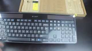 Logitech K750 Wireless Solar Keyboard Overview [upl. by Audie928]