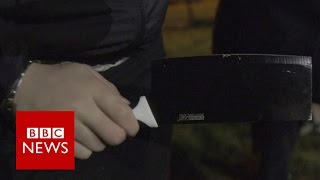 We have to walk round with knives  BBC News [upl. by Arakawa]