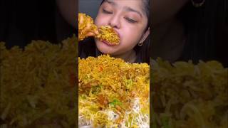 ASMR eating chicken parda biriyani lal lal murgir jhol spicy chicken drumsticks curry [upl. by Gnuj897]