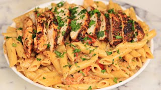 EASY CREAMY CHICKEN PASTA RECIPE [upl. by Astrid]