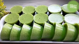 Agaragar Santan Pandan  Tips jadi 2 layer  28 biji [upl. by Suckram]