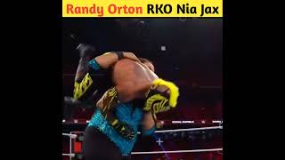 Randy Orton RKOs Nia Jax after she dominates the Mens Royal Rumble Match shorts wwe [upl. by Rissa]