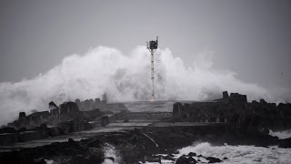 32Foot Swell Humboldt Bay Dec 10 2015 [upl. by Oilcareh]