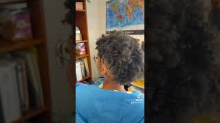 Frohawk with curls 4chair frohawk hairstyle blackwoman [upl. by Noraj717]