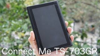 Connect Me TS703GR handson Forthnet tablet [upl. by Arahd72]