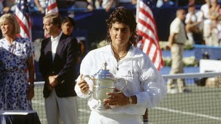 Gabriela Sabatini vs Steffi Graf 1990 US Open Final Highlights [upl. by Ahsatin]