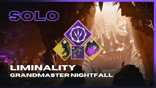 Solo NEW Grandmaster Nightfall quotLiminalityquot on Void Hunter  Destiny 2 The Final Shape [upl. by Tombaugh]