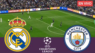 Real Madrid vs Manchester City EN VIVO UEFA Champions League 2324 Partido completo  Videojuegos [upl. by Sion278]