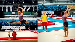 Rebeca Andrade 🇧🇷  Beam Podium Training  Brazilian Trophy 2024 [upl. by Oicnevuj]