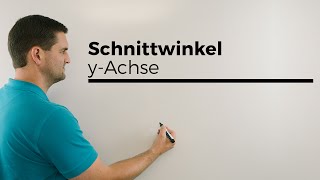 Schnittwinkel von Funktionen mit der yAchse  Mathe by Daniel Jung [upl. by Seaddon]