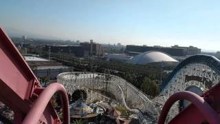 Riding Mickeys Fun Wheel at Disneys California Adventure [upl. by Lahsiv653]