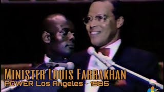 Minister Louis Farrakhan Power Speech Los Angeles Forum 1985  From VHS [upl. by Sualk48]