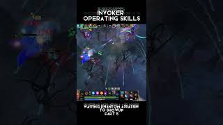 INVOKER Skill Bait  Refresher dota2 invoker highlights [upl. by Eiger]