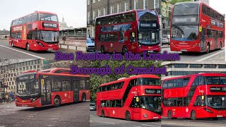 Bus Routes in the London Borough of Camden [upl. by Angadresma]