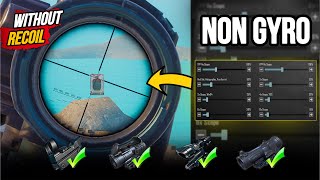 best non gyro sensitivity settings for bgmi amp pubg 🔥 with new code copy amp use✅ [upl. by Eentroc]