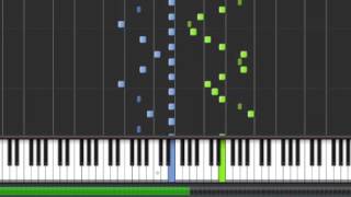 Mozart  Piano Sonata 16  KV 545  3rd Movement Synthesia Piano Tutorial [upl. by Yrrac]