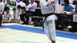 Makitasensei performing kata Jion at the 2013 JKS WC in Tokyo Japan [upl. by Peh]