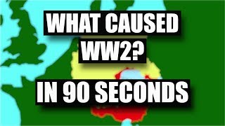 What Caused World War Two in 90 Seconds [upl. by Ander]