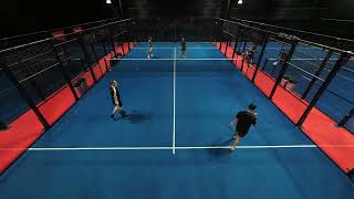 Padelmatch Vebjørn amp Halvor vs Jonas amp Torbjørn sett 3 [upl. by Fem]