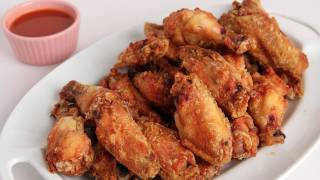 Crispy Homemade Wings Recipe  Laura Vitale  Laura in the Kitchen Episode 277 [upl. by Reeta]