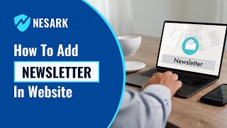 How to Add Newsletter in WordPress  Mailchimp Subscribe Form WordPress  Nesark [upl. by Hcelemile]