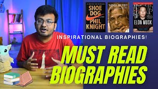 Best Biography Books Which Will Change Your Life 🔥📚  MustRead Biographies [upl. by Cal339]