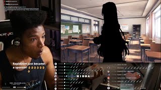 Yuri Plays With Knives  Etika Plays Doki Doki Literature Club [upl. by Jenesia]