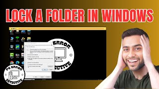 How to Lock a Folder in Windows 10 [upl. by Laural]