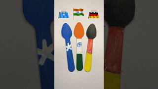 🇬🇭🇮🇳🇬🇦Jana Gana Mana  Independence Day Drawing Republic Day spoon shorts viralvideo [upl. by Aryan]