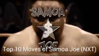 Top 10 Moves Of Samoa Joe [upl. by Suolkcin]