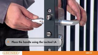 LAKQ U2 Gate Lock  Locinox USA Installation Video [upl. by Lunneta24]