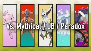 Pokémon Music  All NonLegendary Special Pokémon Battle Themes from the Core Series [upl. by Enrev]