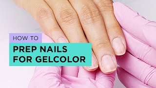 OPI Gel Polish Manicure Nail Prep Tutorial [upl. by Helprin]