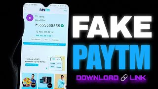 😱FAKE PAYTM PAYMENT APP HACK DOWNLOAD LINK 😱 [upl. by Ainitsirc]