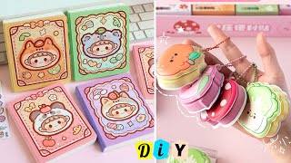 🌷How to make Stationery  DIY Stationery  Handmade stationery  School hacks [upl. by Ahseei]