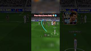 Free Kick Curve Ball 🥶🐐🔥 efootball efootball2025 shorts shortsfeed gaming gameplay [upl. by Rosalba]