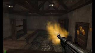 Wolfenstein RETURN TO CASTLE Radio Bug Funny [upl. by Nanoc]