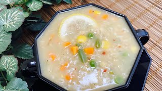 Haferflocken Suppe  vegetarische gerichte  schnelle rezepte [upl. by Nyllewell348]