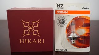 HIKARI Darkenex LED vs OSRAM Original [upl. by Anaeli]