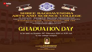 SREE RAGHAVENDRA ARTS amp SCIENCE COLLEGE 2024  22nd GRADUATION  CHIDAMBARAM [upl. by Ssew]