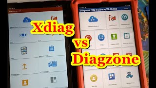 Xdiag vs Diagzone  What are the differences  What special functions they perform [upl. by Nnairahs]