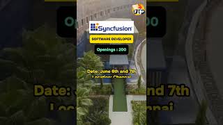 Syncfusion is hiring for software developer flm frontlinesmedia [upl. by Nimzaj]