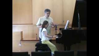 Masterclass Alan Weiss Mozart sonata in C K 545  1 [upl. by Elsey153]