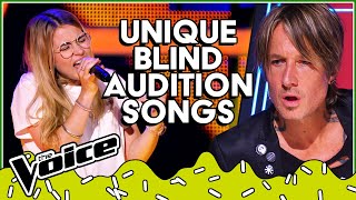 Songs Youve Never Heard Before in the Blind Auditions of The Voice  Top 10 [upl. by Adah]