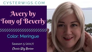 CysterWigs Wig Review Avery by Tony of Beverly Color Meringue S5E665 2017 [upl. by Bomke]