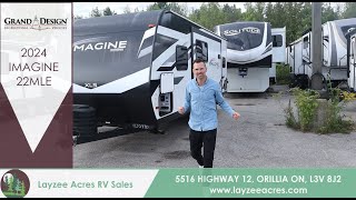 2024 Grand Design Imagine 22MLE  Paint me Green Call me a Pickle  Layzee Acres RV Sales [upl. by Edan859]