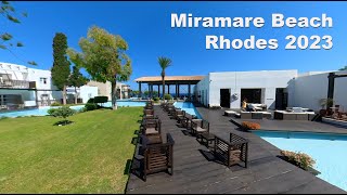 Rhodes Miramare Beach 2023 [upl. by Bindman]