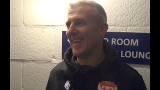 Postmatch interview  Bromsgrove Sporting 12 Kettering Town 15102024 [upl. by Nirehtac]